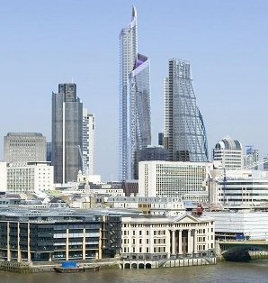 City skyscrapers
