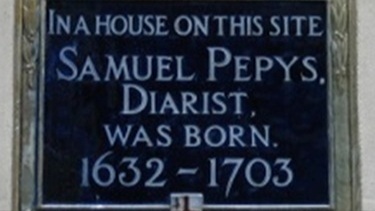Samuel Pepys Plaque
