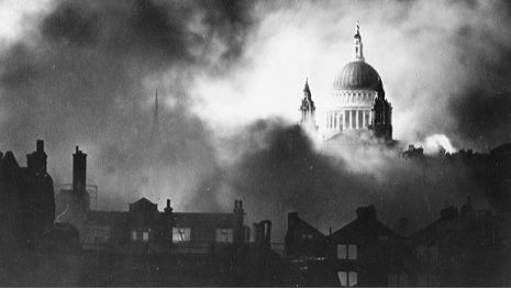 St Pauls during the blitz
